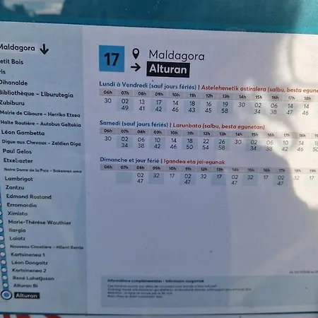 Jolie T2 Dans Arboree Avec Piscine Apartament Ciboure